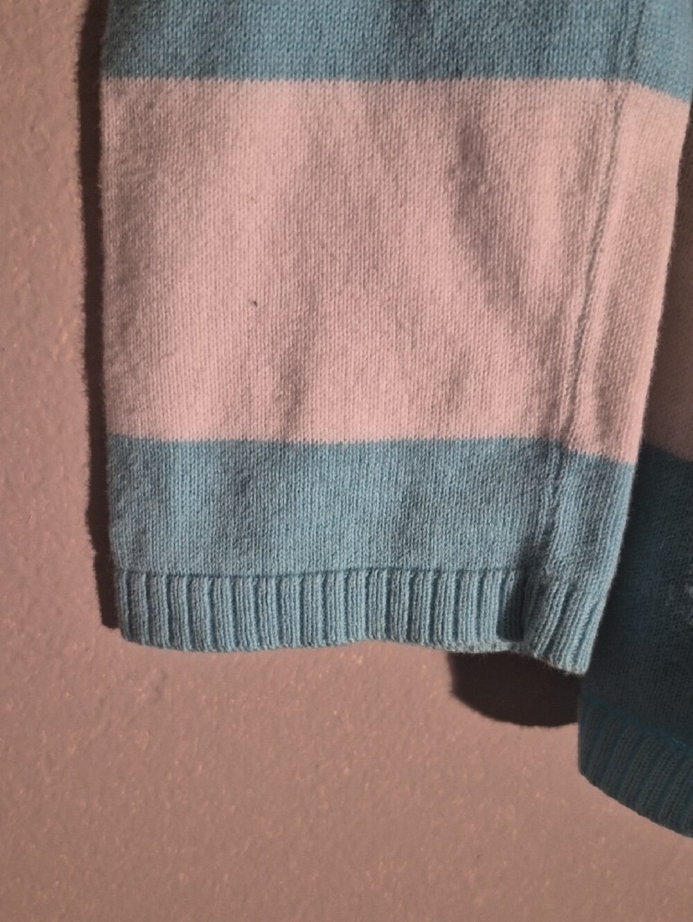 GAP White and Light Blue Striped Kids Sweater - Picture 7 of 8